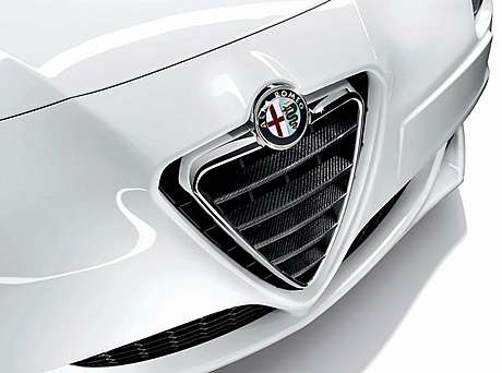 Накладки на решетку радиатора карбоновые оригинал 50903494 для Alfa Romeo Giulietta 