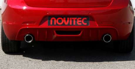 Диффузор заднего бампера под одинарный выхлоп Novitec для Alfa Romeo Giulietta 