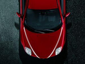 Виниловый стикер V Racing Red на капот оригинал для Alfa Romeo MiTo 