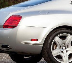 Окантовки катафотов в заднем бампере черные для Bentley Continental GT 2DR 2003-2013