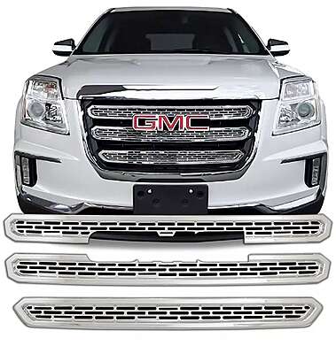 Накладки на решетку радиатора хромированные для GMC Terrain 2016-2017 