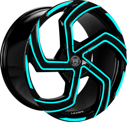 Колесные диски Lexani Concave Sport Series Swift BLACK/BLUE
