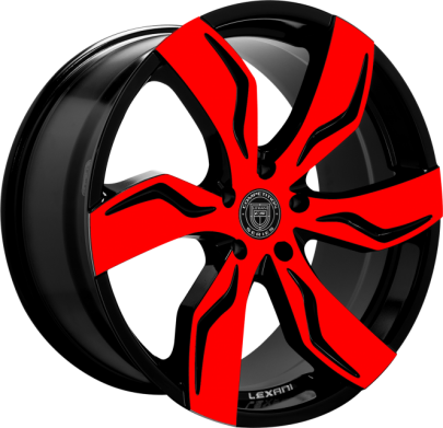 Колесные диски Lexani Concave Sport Series Zagato BLACK AND RED