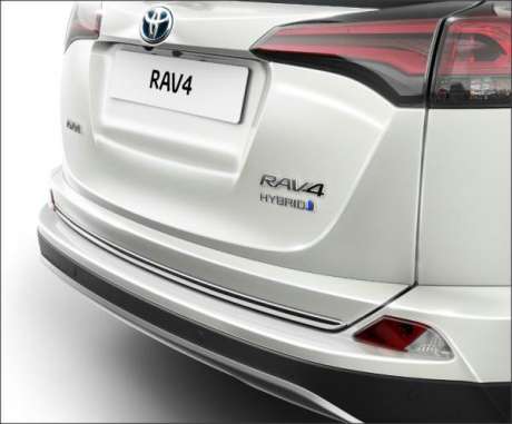 Накладка на кромку багажника оригинал PW4050R00024 для Toyota Rav4 2015-