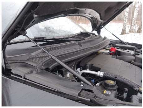 Упор гидропневматический капота с крепежем, 2шт, для авто Ford Explorer 2011-2015, 2015-