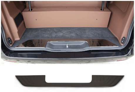 Накладки на порожек багажника, нержавейка черный хром, 1шт, для авто Mercedes V-Classe/ Vito W447 2014-