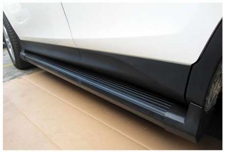 Подножки-ступени OEM-Style черные, алюминий, (комплект 2шт), для авто Toyota Rav4 2013-2015