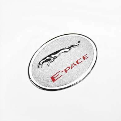 Накладка на люк бензобака хромированная с логотипом для Jaquar E-Pace 2016-
