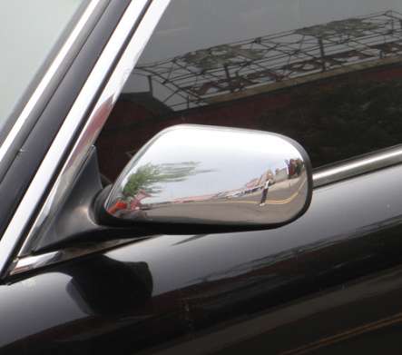 Накладки на зеркала хромированные IDFR 1-JR401-07C для Jaguar XK8 1996-2006