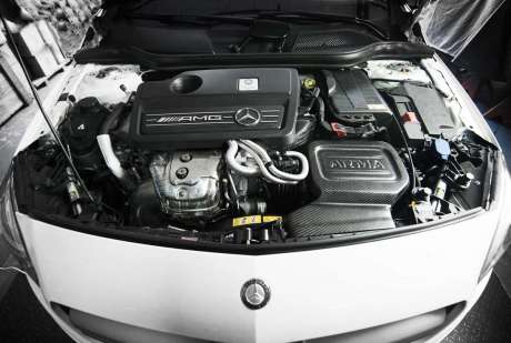 Система холодного впуска из карбона Armaspeed ARMABZA450G-A для Mercedes-Benz W176 A45 / C117 CLA45 2013-2019
