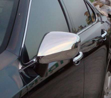 Накладки на зеркала хромированные IDFR 1-LS301-04C для Lexus IS250 2006-2008 (левый руль)