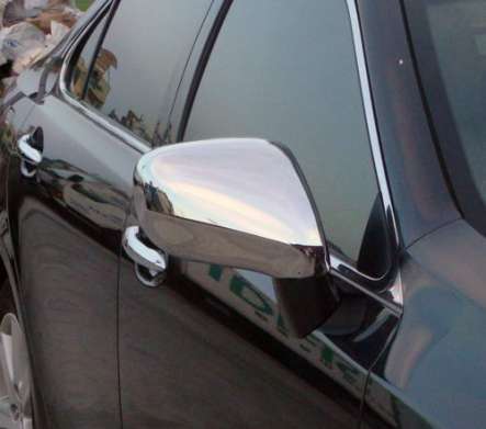 Накладки на зеркала хромированные IDFR 1-LS301-05C для Lexus IS250 2006-2008 (правый руль)