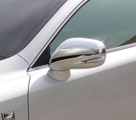 Накладки на зеркала хромированные IDFR 1-LS302-05C для Lexus IS250 2008-2013