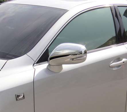 Накладки на зеркала хромированные IDFR 1-LS303-04C для Lexus IS250C 2009-2018