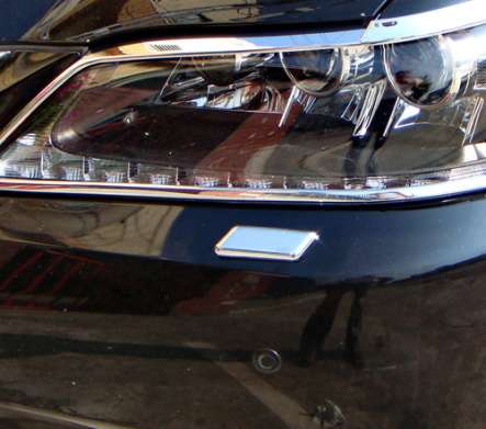 Накладки на крышки омывателей фар хромированные IDFR 1-LS202-03C для Lexus GS 2012-