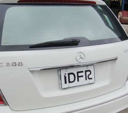 Молдинг на крышку багажника хромированный IDFR 1-MB107-03C для Mercedes Benz C-Class W204 Wagon 2007-2014