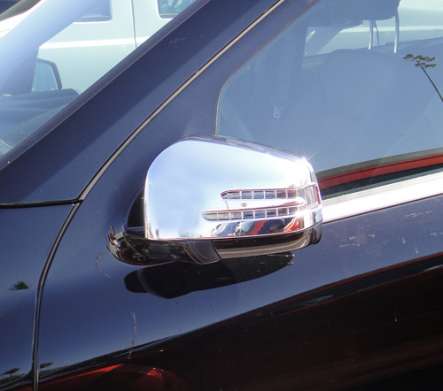 Накладки на зеркала хромированные IDFR 1-MB321-05C для Mercedes-Benz X166 GL 2012-2016
