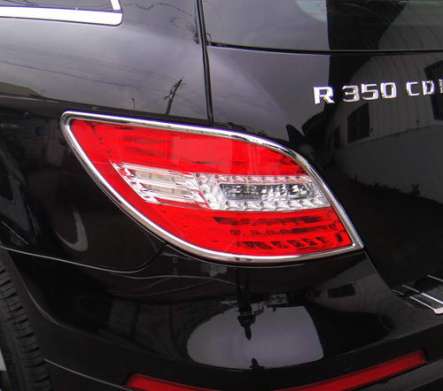 Накладки на задние фонари хромированные IDFR 1-MB501-02C для Mercedes-Benz W251 R-Class 2010-2015