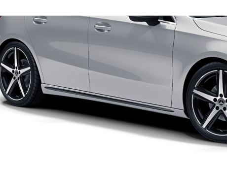 Накладки на пороги под карбон оригинал для Mercedes-Benz W177 A Сlass 2018-