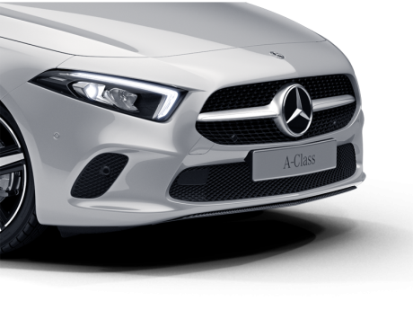 Спойлер переднего бампера под карбон оригинал для Mercedes-Benz W177 A Сlass 2018-