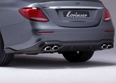 Диффузор заднего бампера (карбон) Lorinser для Mercedes E W213 (оригинал, Германия)