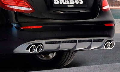 Диффузор заднего бампера Brabus для Mercedes E W213 (оригинал, Германия)