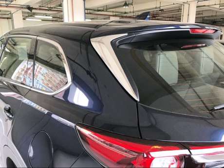 Накладки боковые на крышку багажника хромированные для Mazda CX-9 2016-2019