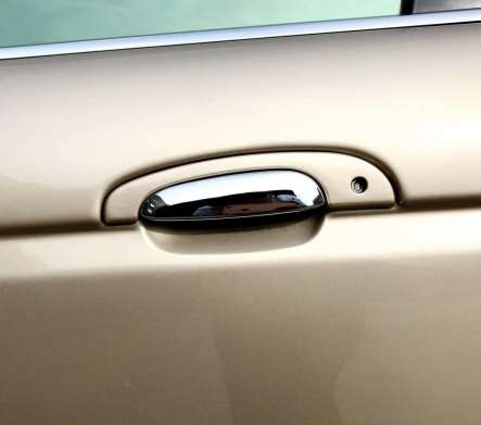 Накладки на ручки дверей хромированные IDFR 1-JR812-10C для Jaguar S-Type 2003-2008