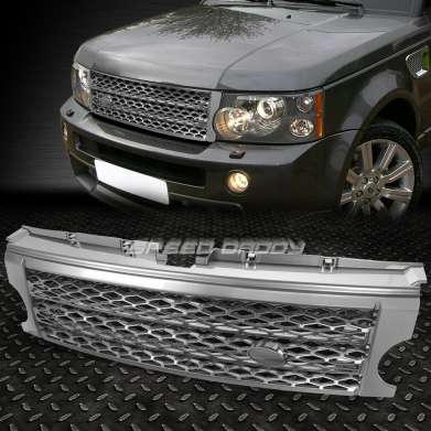 Решетка радиатора серебристая для Land Rover Discovery LR3 2005-2009