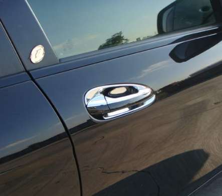 Накладки под ручки дверей хромированные IDFR 1-MB191-05C для Mercedes Benz W218 CLS Class 2011-2014 