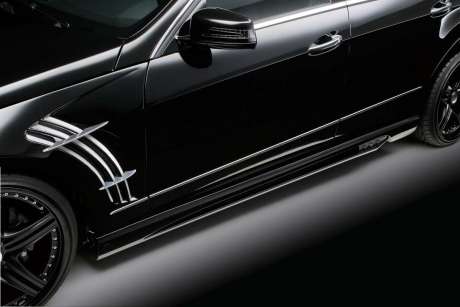 Пороги WALD Black Bison для Mercedes-Benz E-Class W212 Универсал 2009-2012