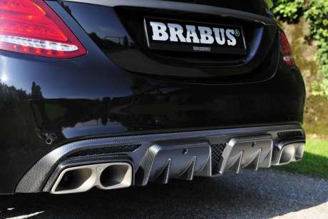 Глушитель с насадками (для C63 AMG) Brabus для Mercedes C Coupe (C205) (оригинал, Германия)
