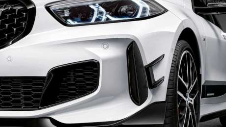 Накладки на передний бампер M Performance для BMW F40 M-Sport (оригинал, Германия)
