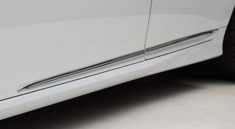 Молдинги на двери (хром) LX-Mode для Lexus GS250 / GS350 / GS450h F-Sport (с 2012 г.в.) (оригинал, Япония)