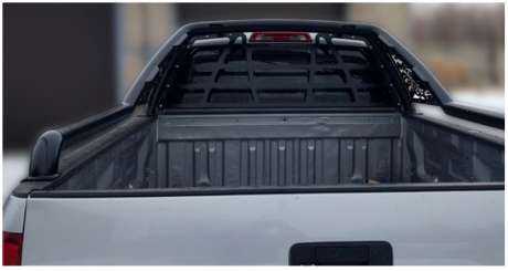 Защита заднего стекла кабины для шалаша, сталь 3мм, черное полимерное покрытие, для авто Toyota Tundra 2007-2014