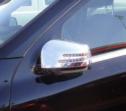 Накладки на зеркала хромированные IDFR 1-MB320-05C для Mercedes Benz X164 GL Class 2010-2012