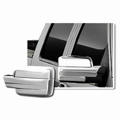 Накладки на зеркала хромированные Premium FX PFXM0167 для Ford F150 2009-2014