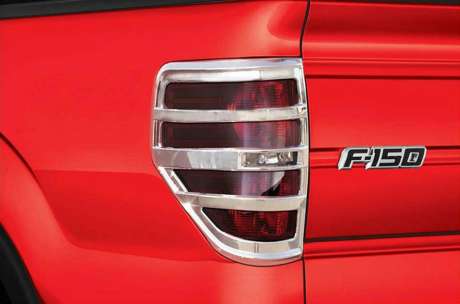 Накладки на задние фонари хромированные Premium FX PFXT0219 для Ford F150 2009-2014