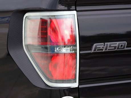 Накладки на задние фонари стальные American Car Craft ACC3121 для Ford F-150 SVT Raptor 2010-2014 