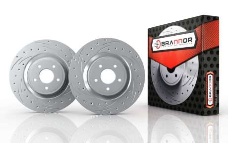 Передние тормозные диски Brannor BR5.0844 для Mazda 6 2013-2015 (GJ)