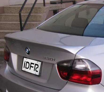 Спойлер на крышку багажника под покраску IDFR 1-BW105-05 для BMW E90 4D 2005-2008 