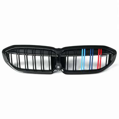 Решетка радиатора Glossy Black M Style для BMW 3-Series G20 2019-2023