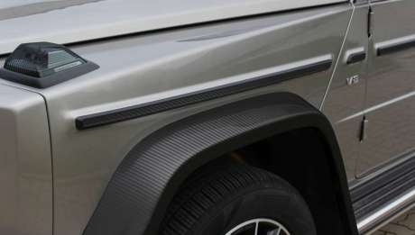 Молдинги вдоль кузова (карбон) Lumma CLR G770 для Mercedes W464 / W463A new (оригинал, Германия) 