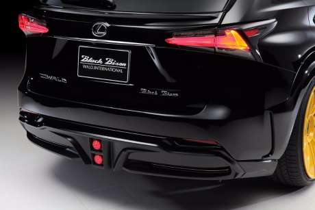 Накладка на задний бампер WALD Black Bison для Lexus NX200t NX300h (оригинал, Япония)