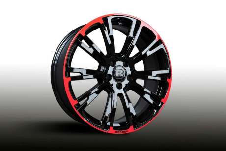Диски колесные R19 комплект Brabus Monoblock R red/black для Mercedes Viano (W447) (оригинал, Германия)