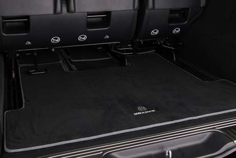 Напольный ковер в багажник (длинный) Brabus для Mercedes Viano (W447) (оригинал, Германия)