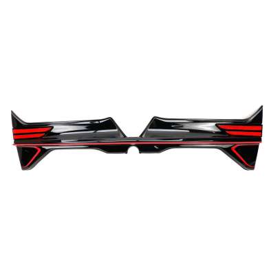 Спойлер на крышку багажника средний с диодным сигналом цвет черный глянец для Mitsubishi Pajero Montero Sport 2016- 