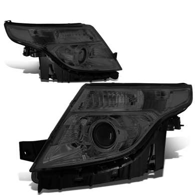 Передняя оптика темная OEM Style-2 для Ford Explorer 2011-2015