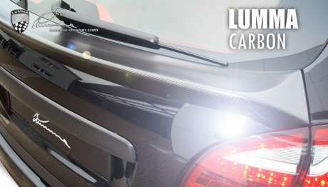 Спойлер на крышку багажника (карбон) Lumma CLR 558 GT для Porsche Cayenne 958 (оригинал, Германия)