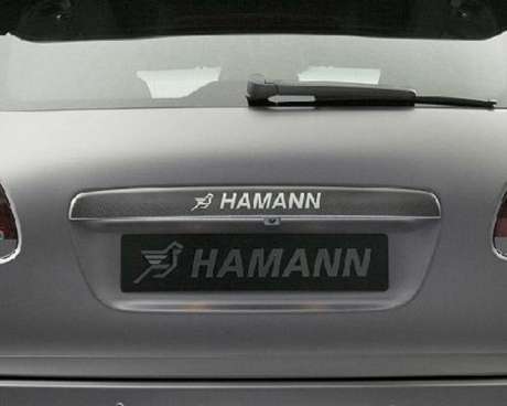 Накладка на крышку багажника (карбон) Hamann для Porsche Cayenne 958 (оригинал, Германия)